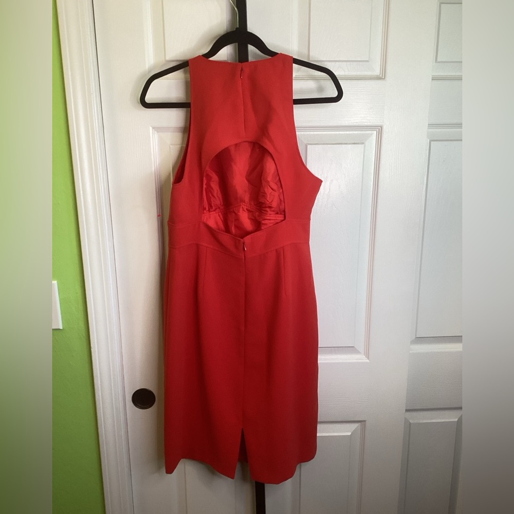 Calvin Klein Vibrant Red Backless Dress, size 10 - Picture 5 of 5